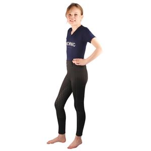 Hy Equestrian HYCONIC Children's Soria Riding Tights (Black)