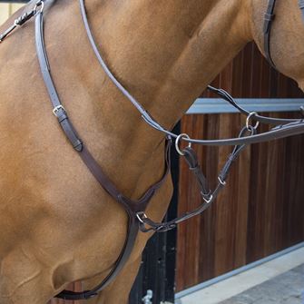 Shires Velociti Lusso Breastplate (Havana)