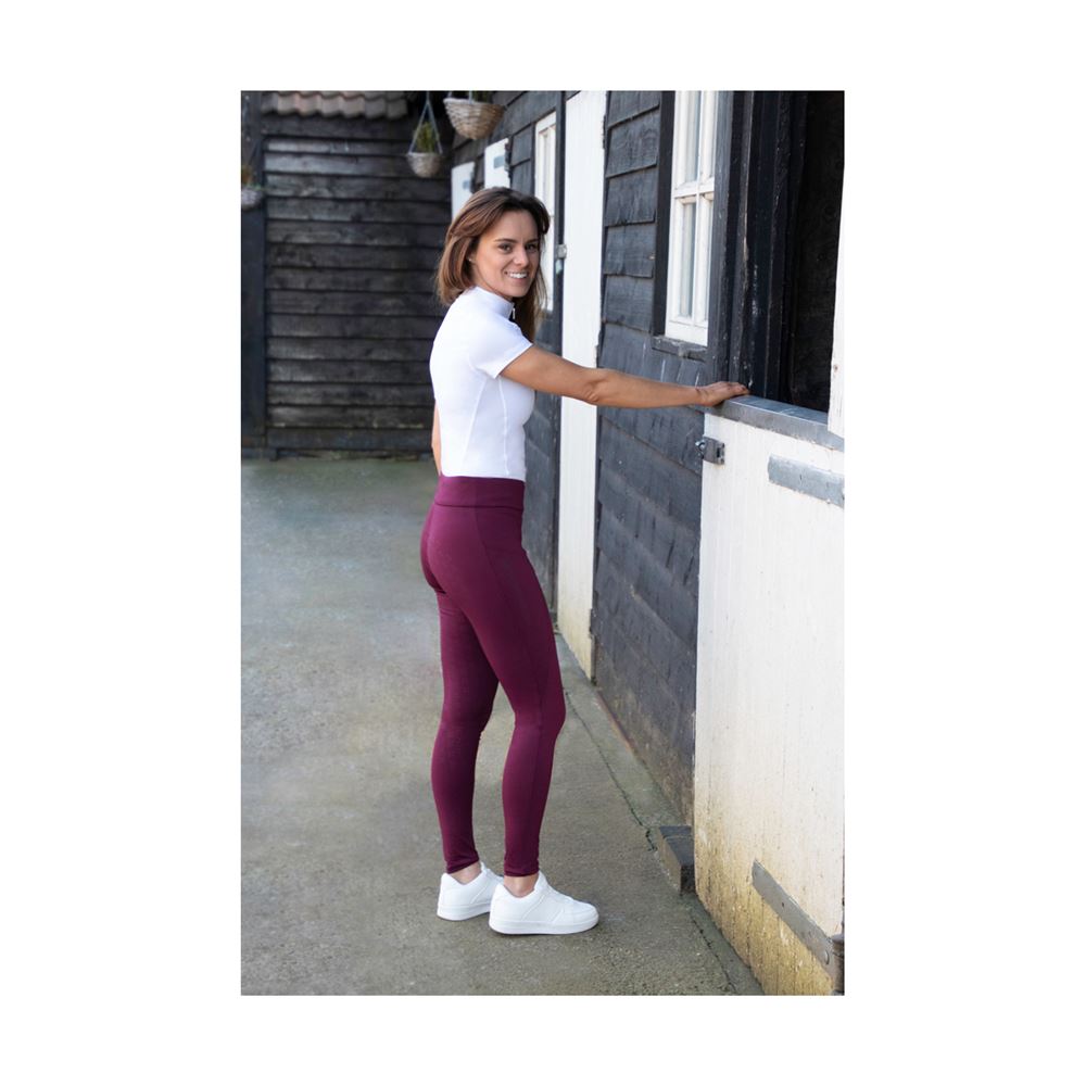 Hy Equestrian Children's Melton Riding Tights (Fig)