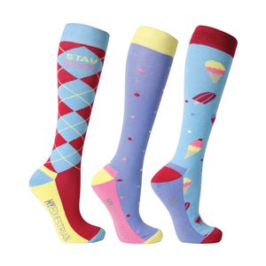 Hy Equestrian Stay Cool Socks (Pack of 3)