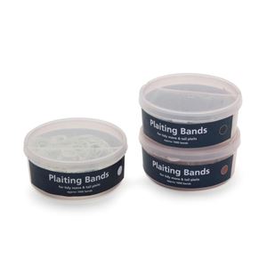 Shires Mane Plaiting Bands - Tub