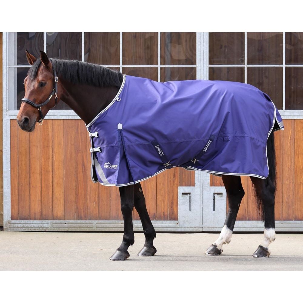 Shires Highlander Original Lite Turnout Rug (Navy Forest)