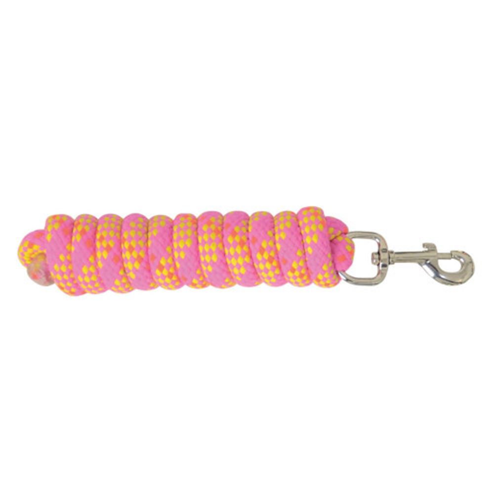 Hy Equestrian Fleck Lead Rope (Pink/Yellow/Neon Orange)