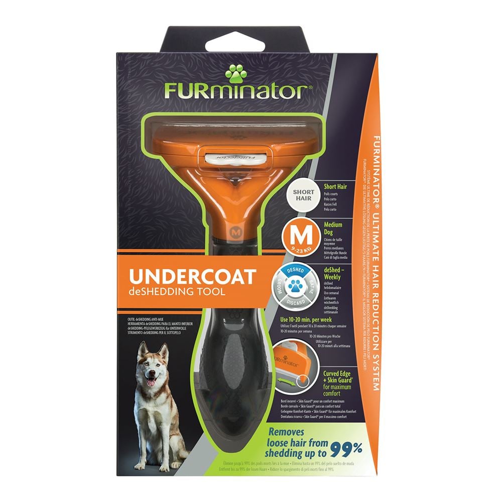 Furminator Undercoat Deshedding Tool For Short Hair Dogs M