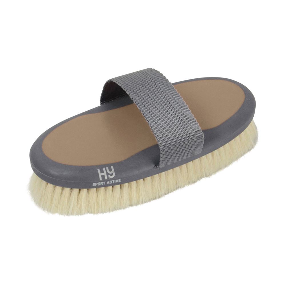 Hy Sport Active Goat Hair Body Brush (Desert Sand)