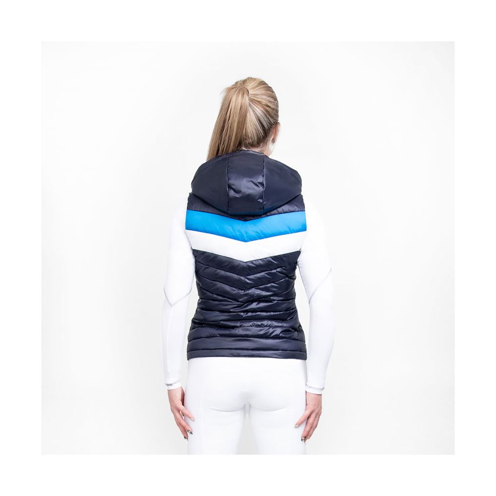 Coldstream Southdean Quilted Gilet (Navy/White/Blue)