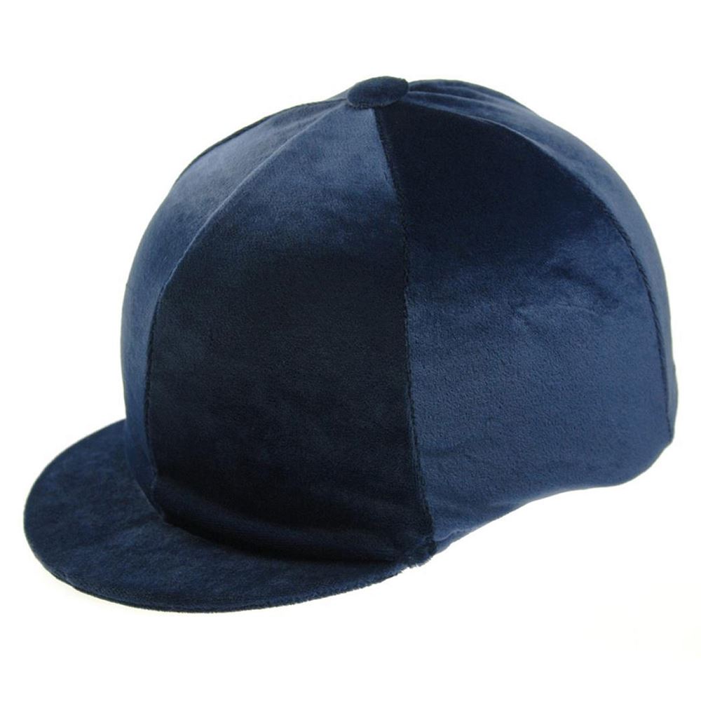 Capz Plain Cap Cover Velour (Navy)