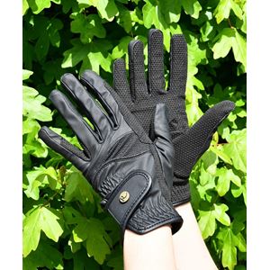 Rhinegold Super Grip Stretch Riding Glove (Black)