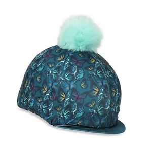 Shires Aubrion Hyde Park Riding Hat Cover (Butterfly)