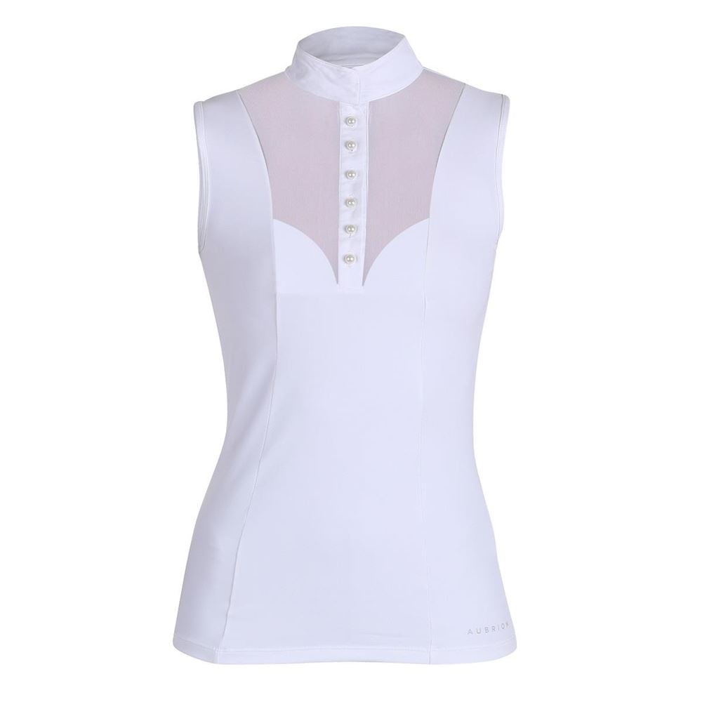 Shires Aubrion Preston Show Shirt (White)