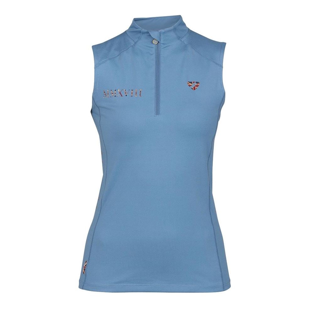 Shires Aubrion Team Sleeveless Base Layer (Steel)