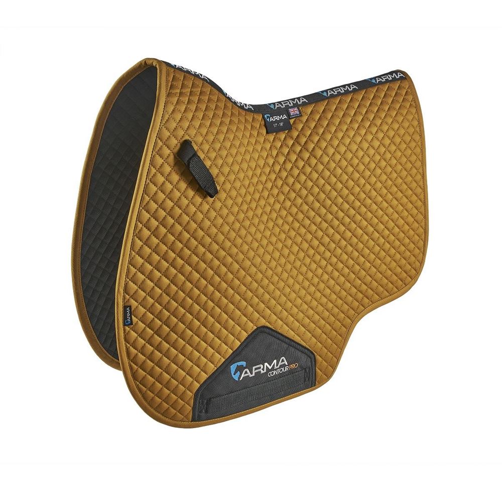 Shires ARMA Euro Cut Saddlecloth (Mustard)