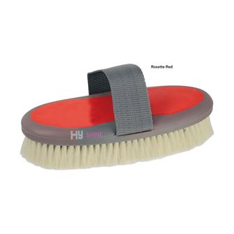 Hy Sport Active Goat Hair Body Brush (Rosette Red)