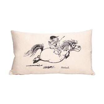 Hy Equestrian Thelwell Collection Cushion (Don't Look)