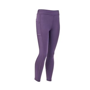 Shires Aubrion Young Rider Shield Winter Riding Tights (Purple)