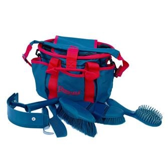 Rhinegold Grooming Bag with Kit (Navy)