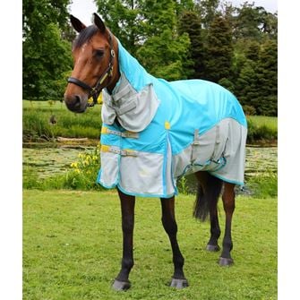 Shires Highlander Plus Waterproof Fly Rug (Blue)