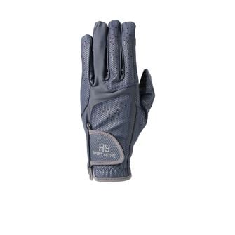 Hy Sport Active Riding Gloves (Navy/Pencil Point Grey)