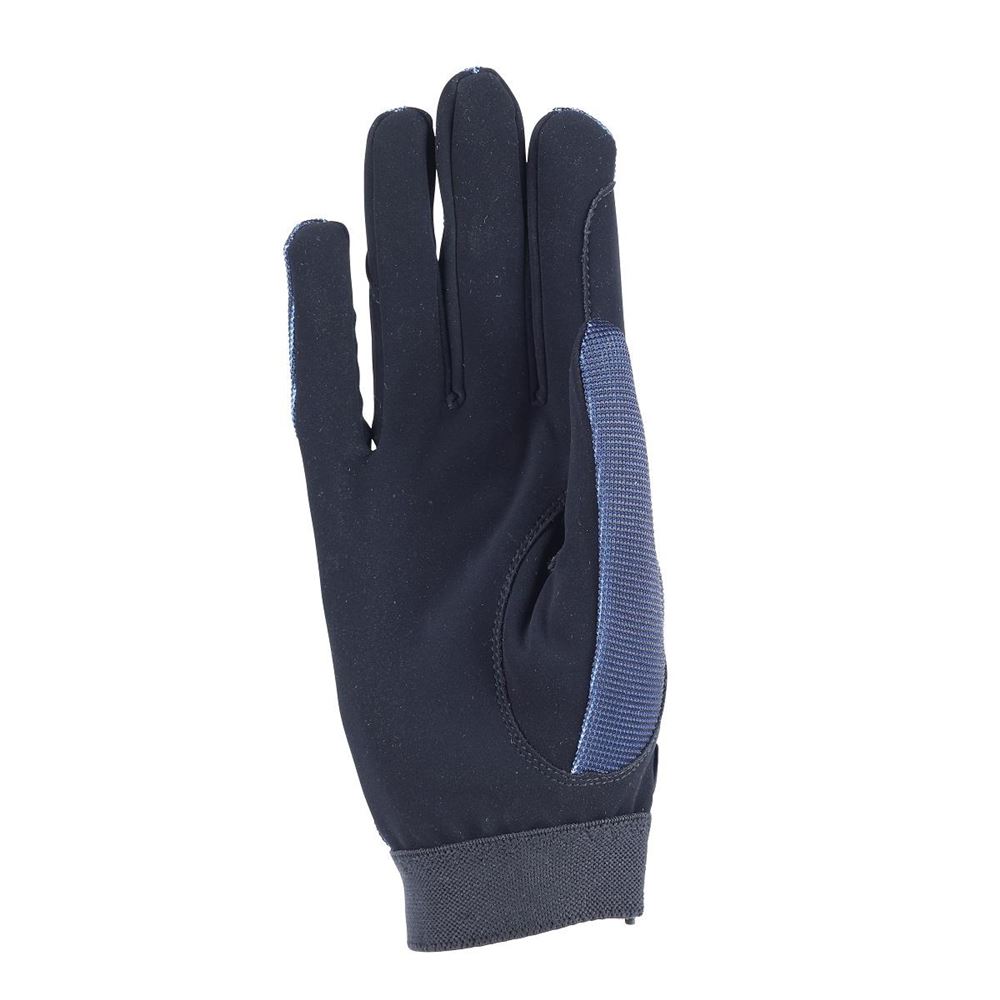 Shires Aubrion Team Mesh Riding Gloves (Navy Blue)