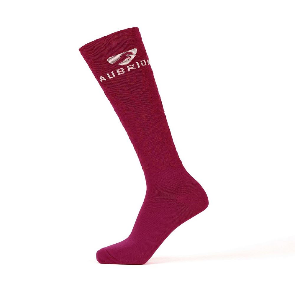 Shires Aubrion Winter Performance Socks - Adult (Cerise)