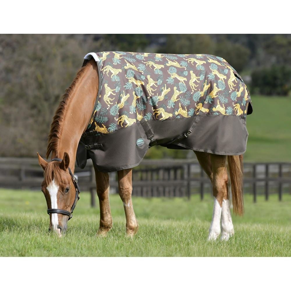 WeatherBeeta ComFiTec Tyro Standard Neck Medium Turnout Rug (Jungle Print)