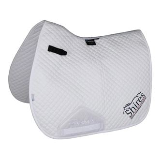 Shires Branded GP Saddlecloth (White)